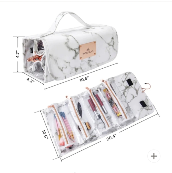 NWT Impressions Vanity Capri Hanging Cosmetic Bag - Picture 3 of 11